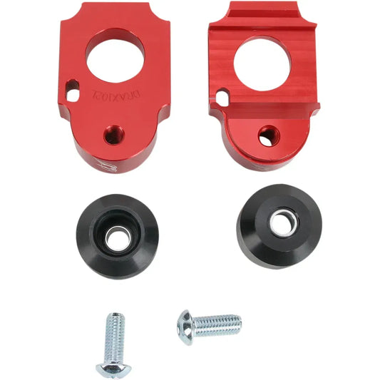 Axle Block Sliders - Suzuki - Red