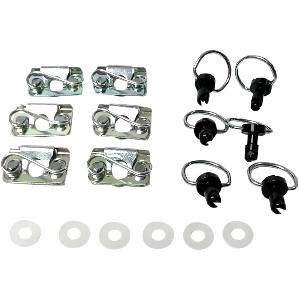 D-Ring Kit - Black Clips