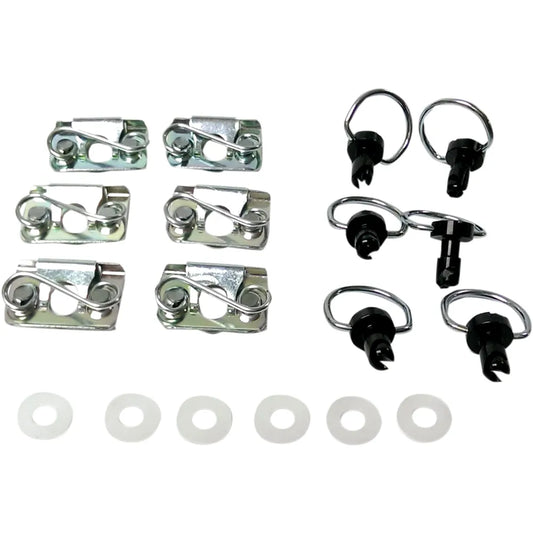 D-Ring Kit - Black Clips