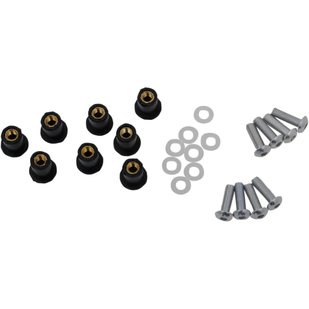 Kit de tornillos para parabrisas - Kit de tornillos para parabrisas - Plata