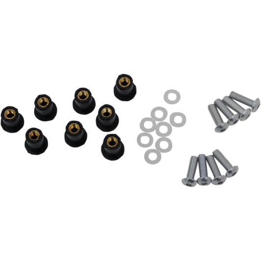 Kit de tornillos para parabrisas - Kit de tornillos para parabrisas - Plata