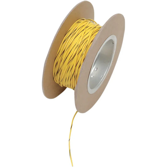 100' Wire Spool - 18 Gauge - Yellow/Black