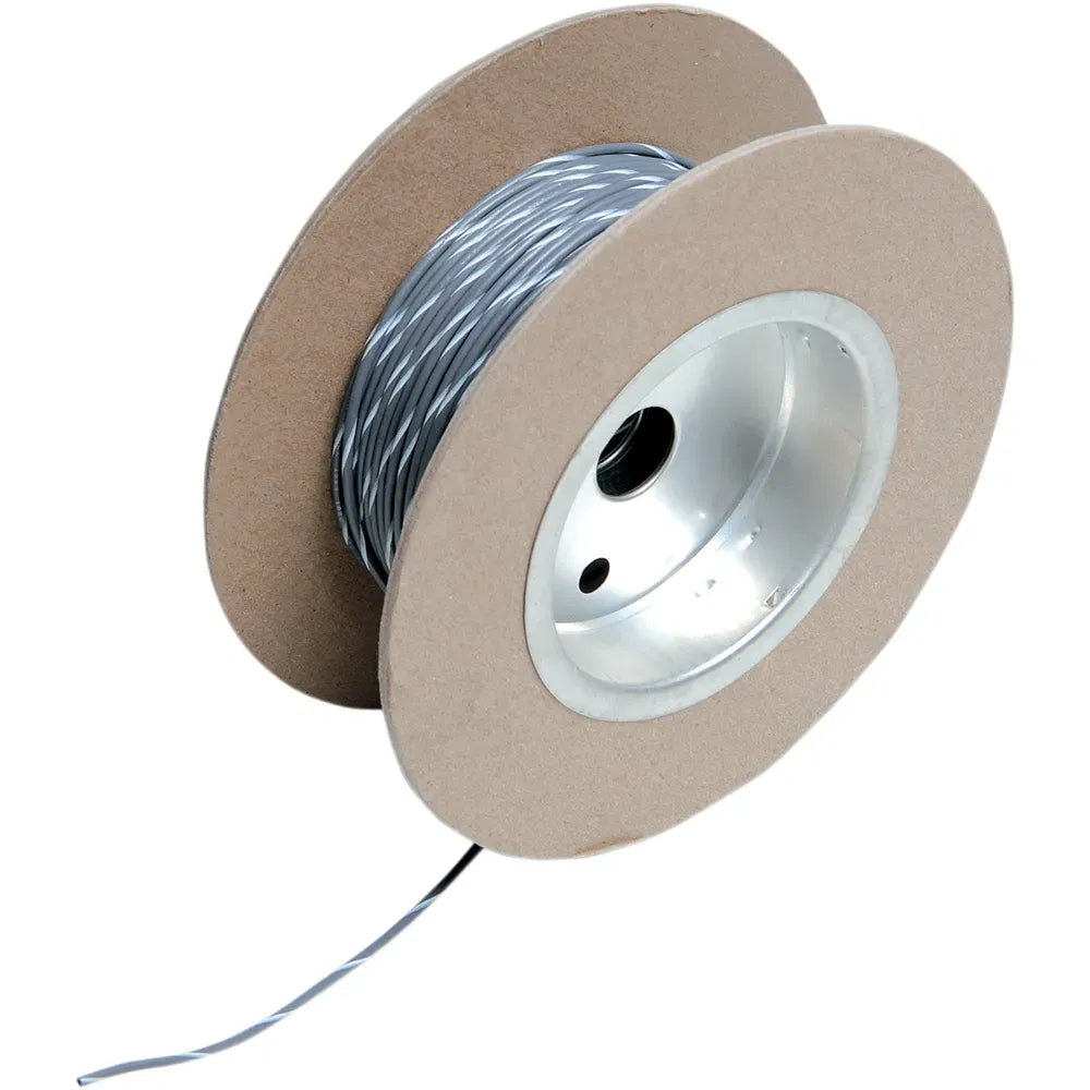 100' Wire Spool - 18 Gauge - Gray/White