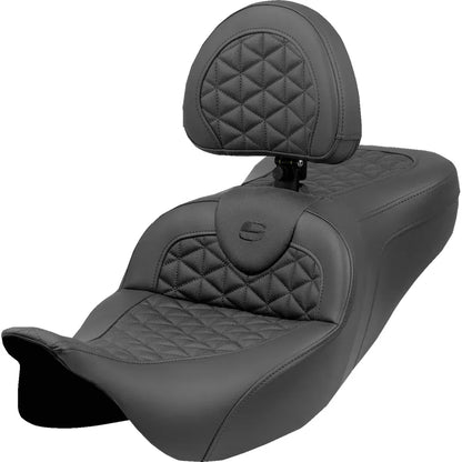 Asiento RoadSofa™ Tri Gripper - Asiento RoadSofa™ Tri Gripper - Alcance estándar - con respaldo - FLH/FLT '08-'25