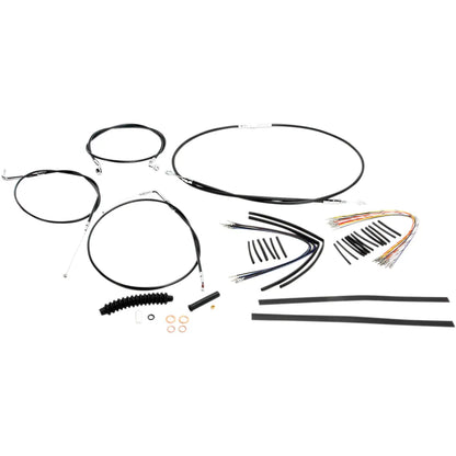 Kit de instalación de manillar XR - Kit de instalación de manillar XR - Colgadores Ape de 12"-14" - Softail '00-'06 - Negro
