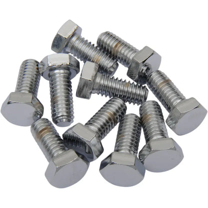 Tornillos de cabeza hexagonal 5/16"-18 x 3/4" Drag Specialties cromo