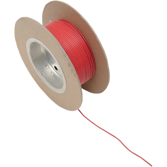 100' Wire Spool - 18 Gauge - Red