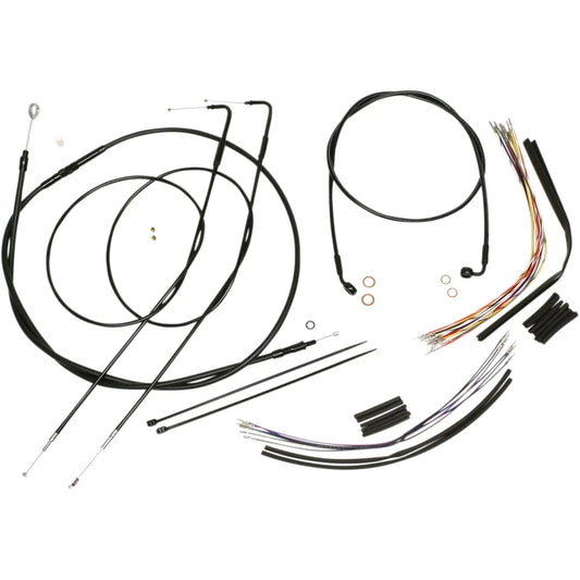 Kit de instalación de manillar XR - Kit de instalación de manillar XR - Colgadores Ape de 12"-14" - FXD '96-'05 - Negro