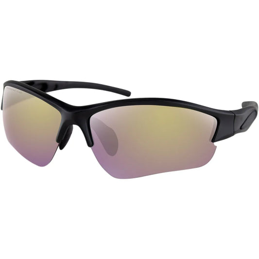 Rapid Sunglasses - Matte Black - Yellow Mirror