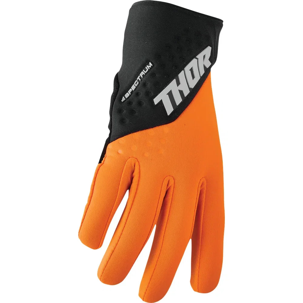 Guantes spectrum para clima frío naranja/negro