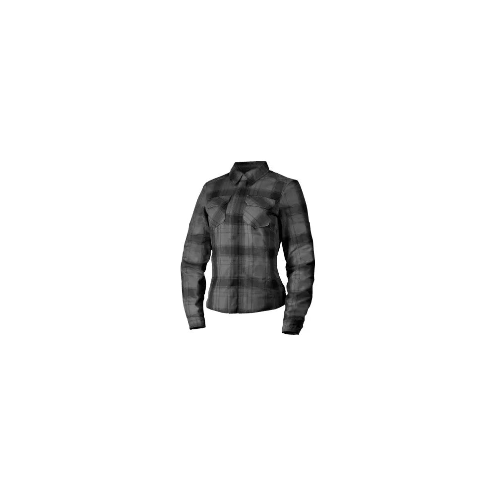 Chamarra de franela para dama Icon Fallblock - Negro