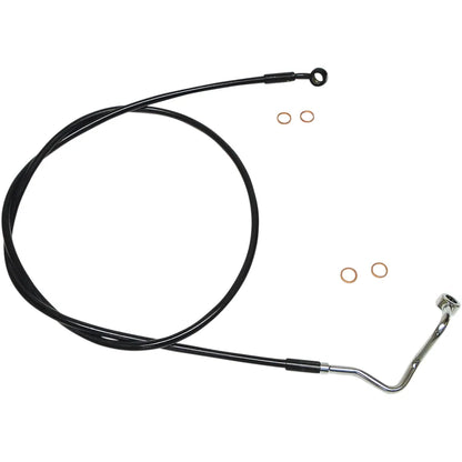 Línea de freno superior inoxidable XR - Línea de freno - Superior - ABS - Negro