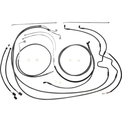 Kit de instalación de manillar de diseñador KARBONFIBR - Kit de instalación de manillar de diseñador KARBONFIBR - 15"-17" - FLTR '17-'20