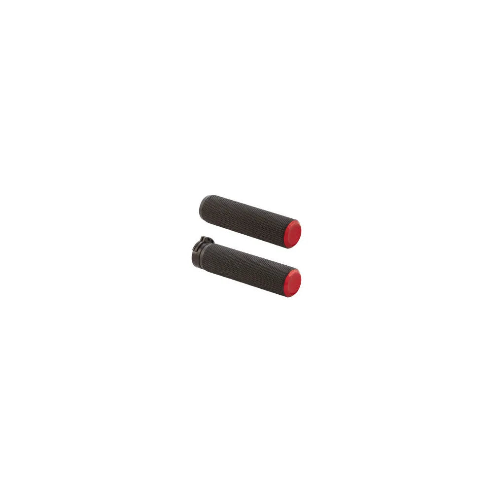 Puños Knurled Arlen Ness - Rojo