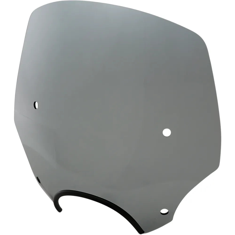 El Paso Windshield - 15" - 7" Headlight Cutout - Black Smoke