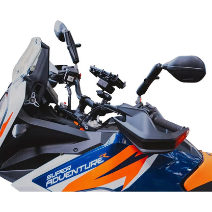 Kit tough-mirror™ con bases m10-1.25 - brazo largo
