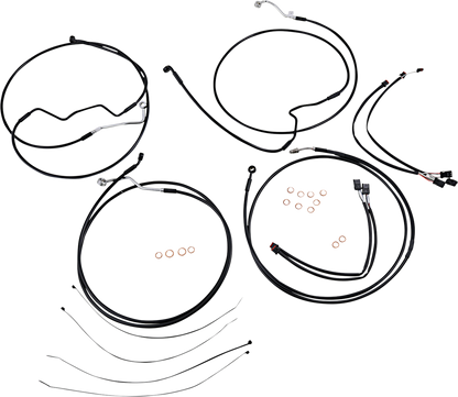 Kit de instalación de manillar XR - Kit de instalación de manillar XR - Colgadores Ape de 15"-17" - FLHRXS '17-'20 - Negro