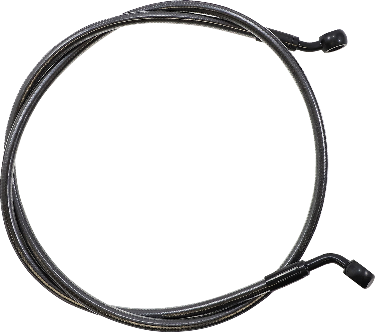 Línea de freno delantero de disco único trenzado E-Z Align - Línea de freno - 35/60° - 44" - Black Pearl