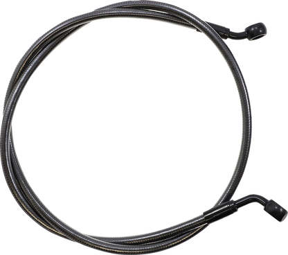 Línea de freno delantero de disco único trenzado E-Z Align - Línea de freno - 35/60° - 44" - Black Pearl