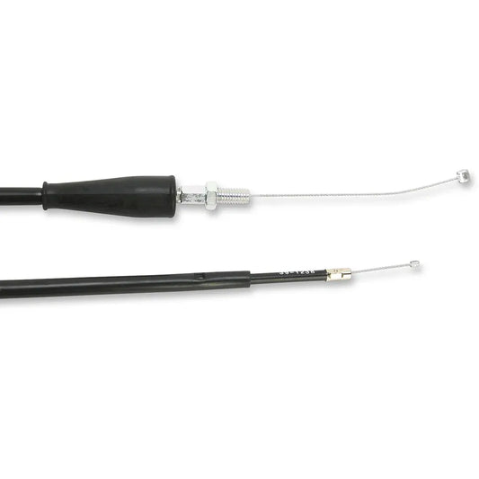 Cable del acelerador de vinilo negro.
