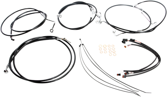 Kit de instalación de manillar XR - Kit de instalación de manillar XR - Colgadores Ape de 15"-17" - FLTR '16 - Negro
