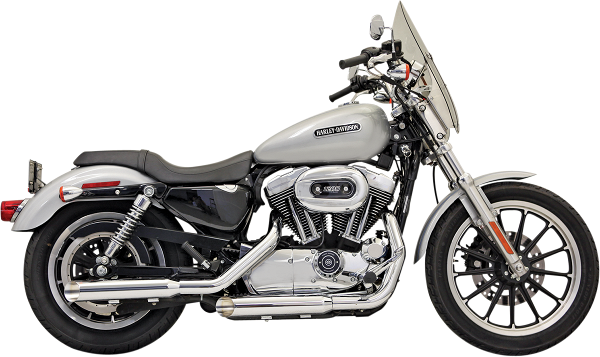 Silenciadores deslizables Firepower Series - Silenciadores de 3" - Cromado - Corte oblicuo - Sportster '04-'13