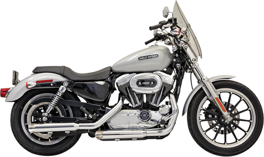 Silenciadores deslizables Firepower Series - Silenciadores de 3" - Cromado - Corte oblicuo - Sportster '04-'13