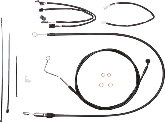 Kit de instalación de manillar XR - Kit de instalación de manillar XR - Perchas para monos de 12"-14" - FLHR '21-'22 - Negro