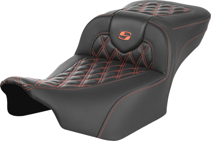 Asiento de alcance extendido Roadsofa™ - Asiento de alcance extendido Roadsofa™ - sin respaldo - Costura de celosía - Costura naranja - FL/FX '23-'24