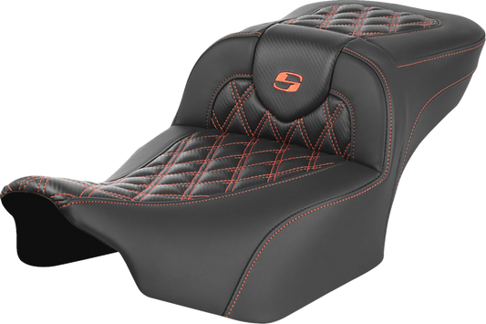 Asiento de alcance extendido Roadsofa™ - Asiento de alcance extendido Roadsofa™ - sin respaldo - Costura de celosía - Costura naranja - FL/FX '23-'24