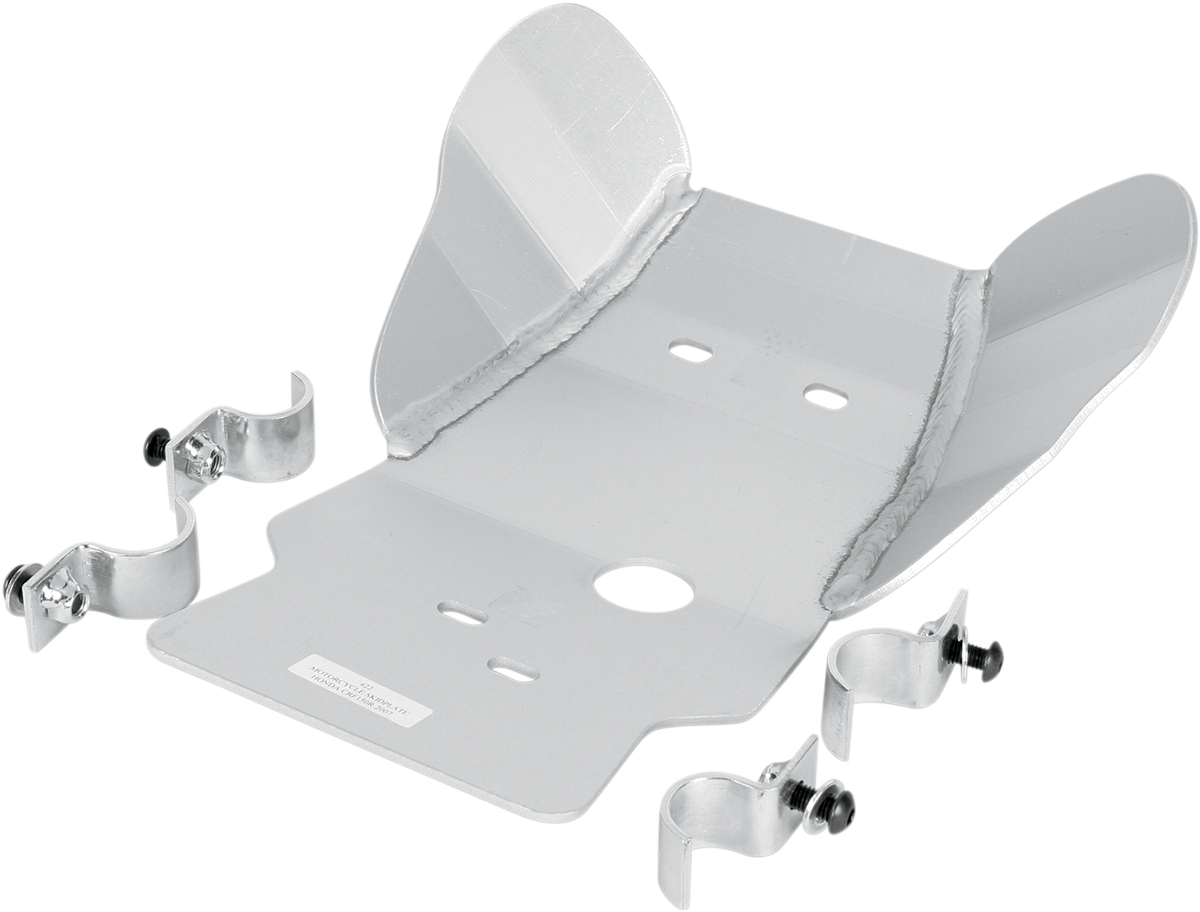 Placa protectora de aluminio — Placa protectora - Placa protectora - Plata - Honda - CRF150 RB/R