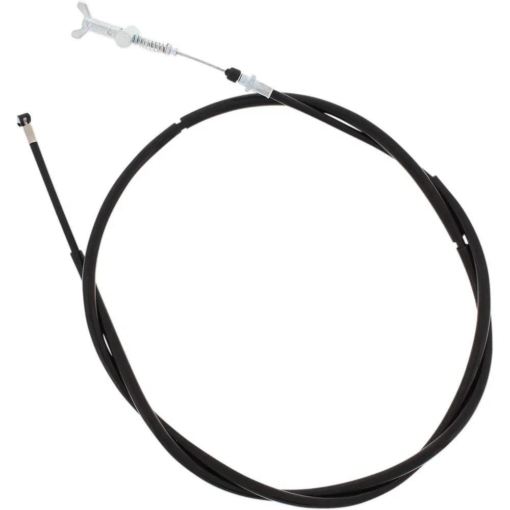 Cable de freno de vinilo negro.