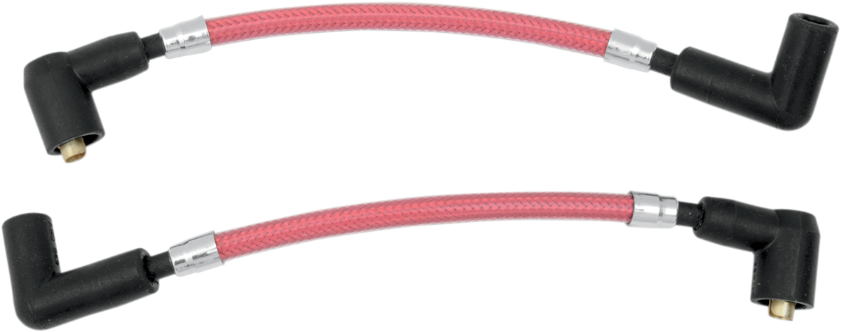 Cable trenzado de bujía - Cables de bujía - Rojo manzana caramelo - FXR
