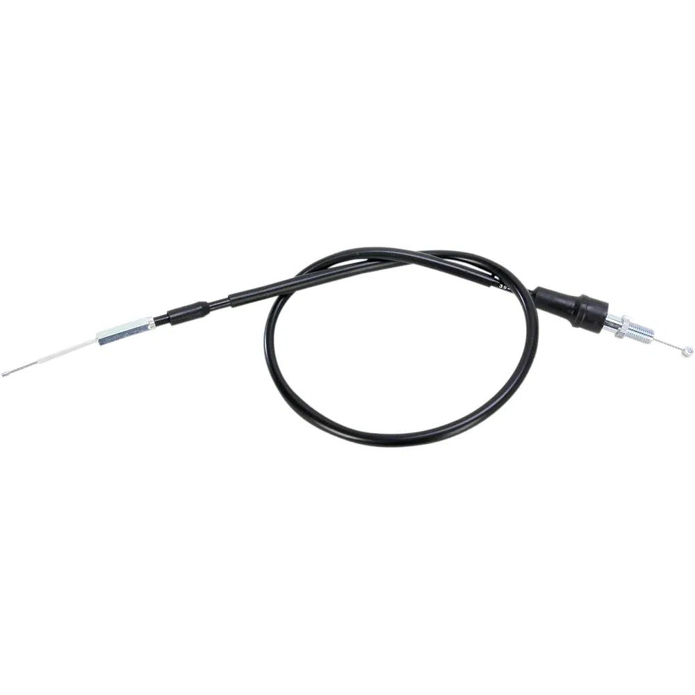 Cable del acelerador de vinilo negro.