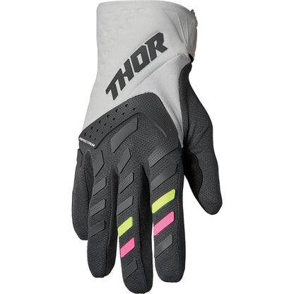 Guantes spectrum gris claro/carbón para mujer