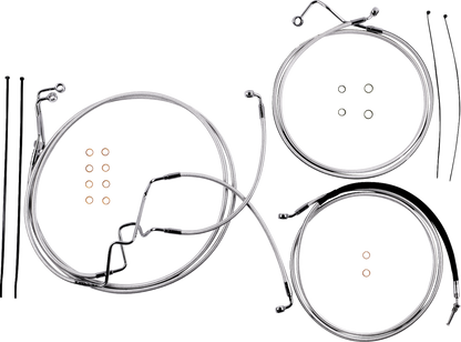 Kit de instalación de manillar de diseñador Sterling Chromite II® - Kit de instalación de manillar de diseñador Sterling Chromite II® - 6" - FLHR '17-'20