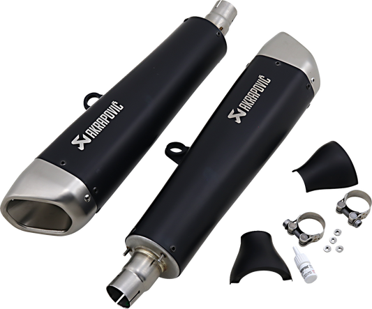 Escape Akrapovic - Black Titanium Mufflers