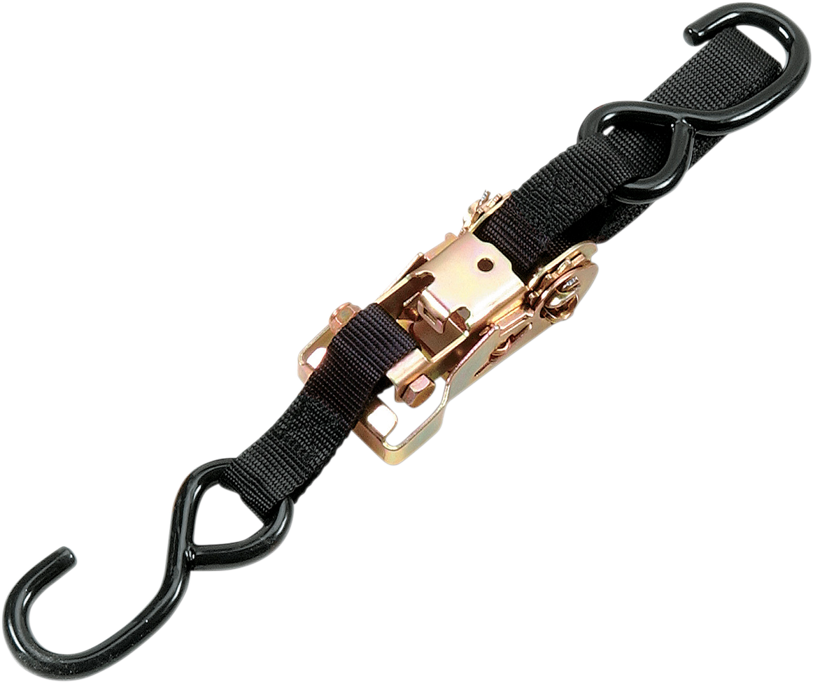 Amarre con trinquete de alta resistencia de 1" - Amarre con trinquete de alta resistencia - 1" x 6' - Negro