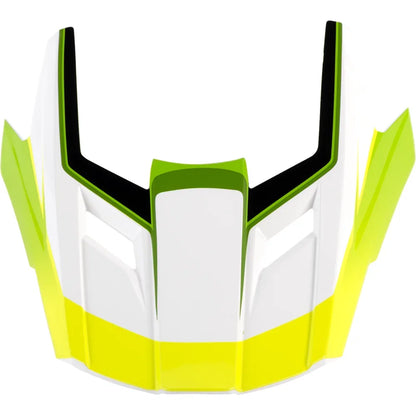 Visera Z1R Dirt Maxx Helmet — Vortex White/Green