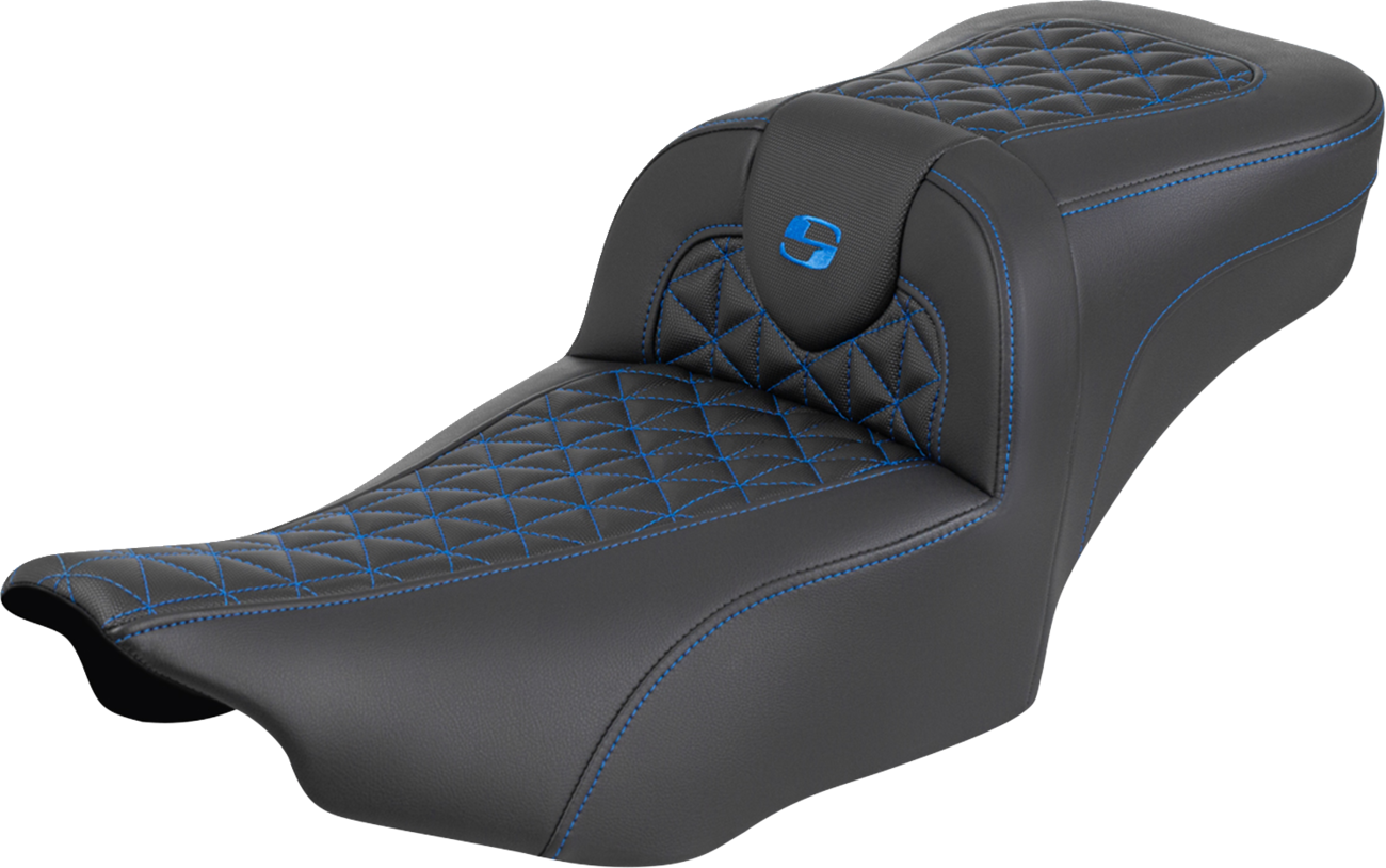 Asiento de alcance extendido Roadsofa™ - Asiento de alcance extendido Roadsofa™ - sin respaldo - Costura azul - FLH/FLT '23-'25