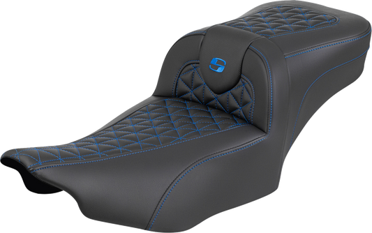 Asiento de alcance extendido Roadsofa™ - Asiento de alcance extendido Roadsofa™ - sin respaldo - Costura azul - FLH/FLT '23-'25