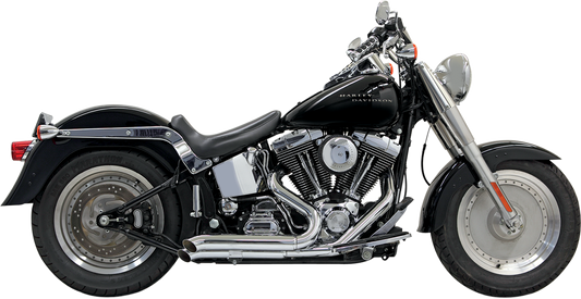 Sistema de escape Pro-Street - Escape Pro Street - Cromado - Turn Out - Softail '86-'17