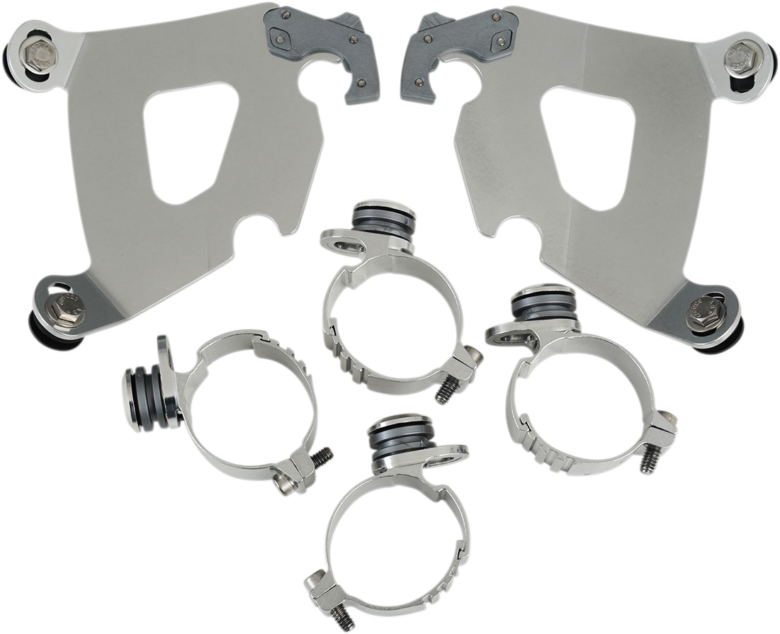 Kit de herrajes Cafe Fairing Trigger-Lock - Kit de montaje Cafe - Pulido - FX