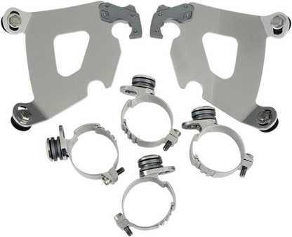 Kit de herrajes Cafe Fairing Trigger-Lock - Kit de montaje Cafe - Pulido - FX