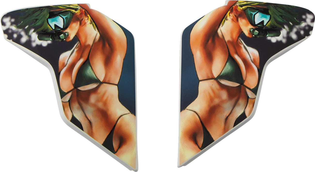 Placas laterales del casco Airflite™ — Pleasuredome4