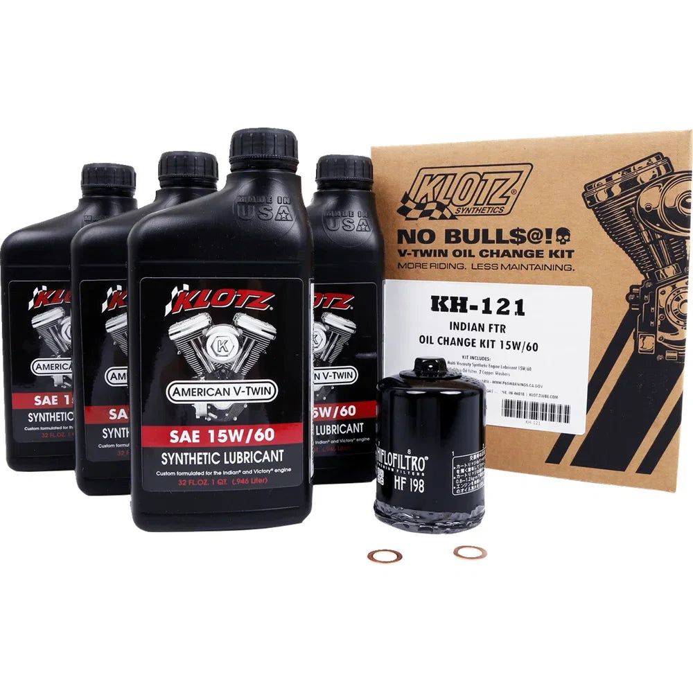 Kit de cambio de aceite - ftr indio - 15w-60