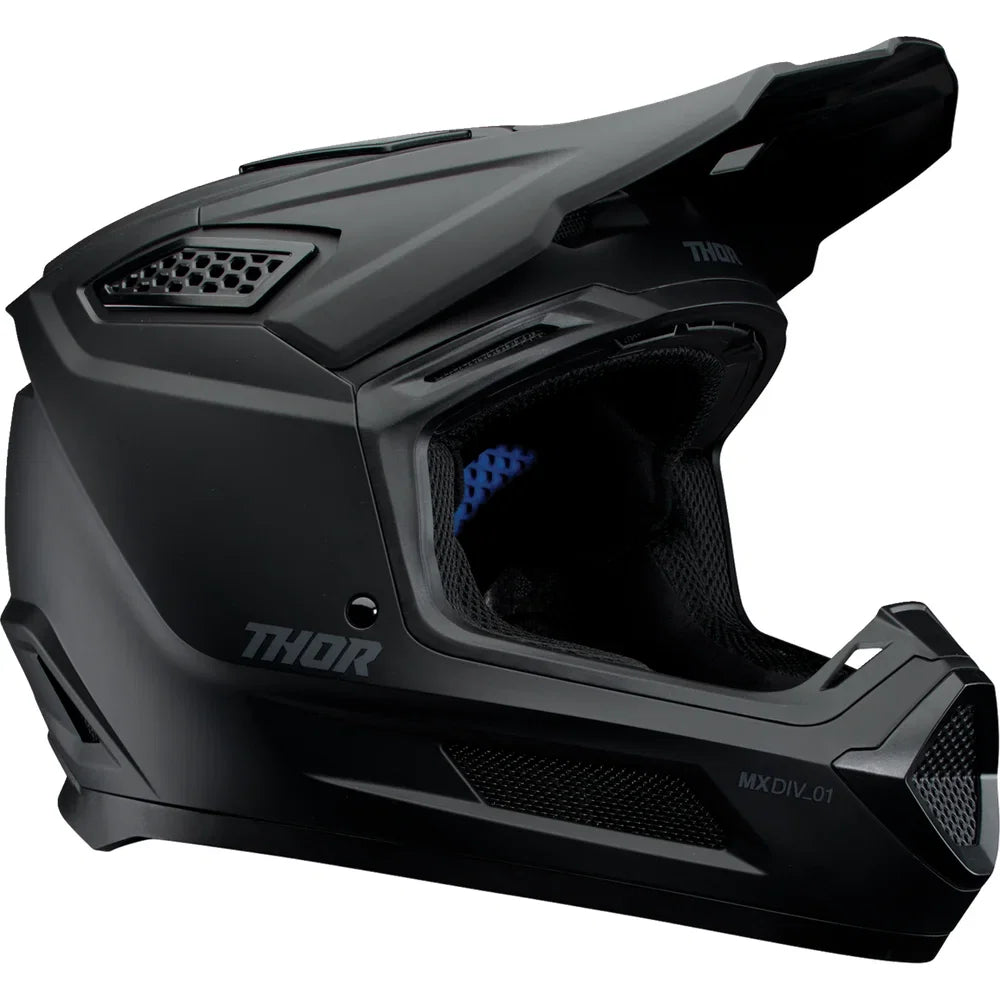 Casco fleet blackout negro mate