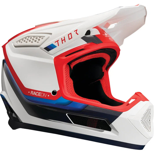Casco fleet defy blanco/rojo/azul