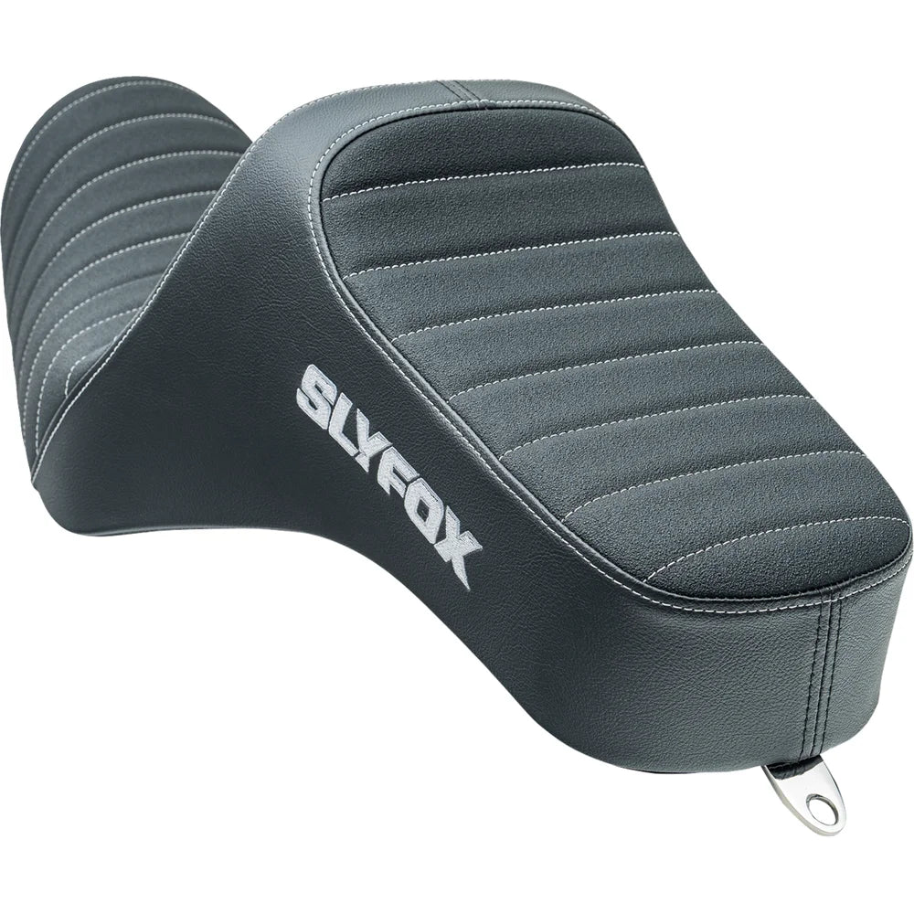 Asiento SLYFOX High Noon Vinyl Classic Stitch Silver Logo Silver Stitch XL '04-'22
