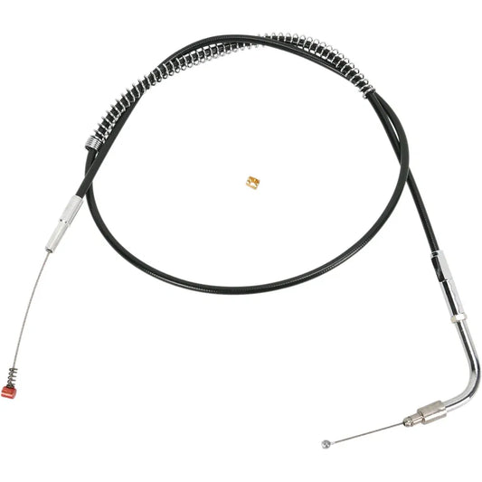 Cable de acelerador/ralentí de vinilo negro